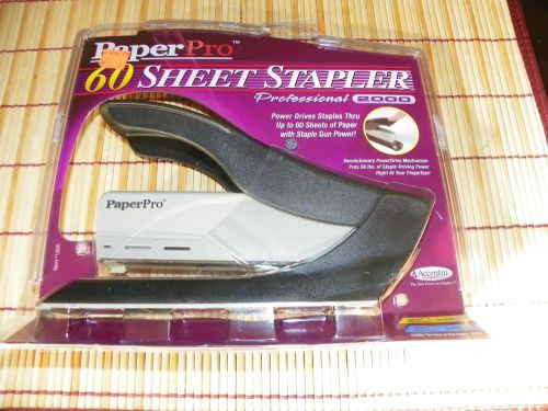 Paperpro Heavy-Duty Stapler, 60-Sheet Capacity, Black/Silver