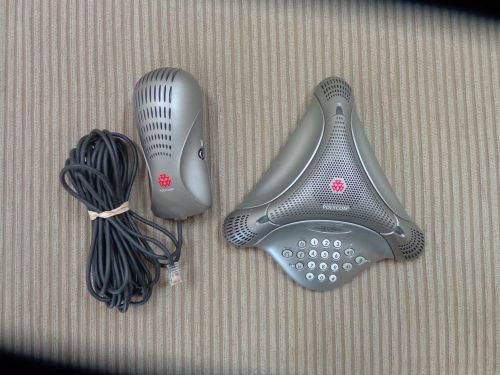 POLYCOM VOICESTATION 100 SPEAKER PHONE AUDIO CONFERENCING USED ONCE EXC. COND.