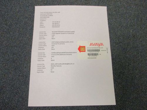 Avaya IP 500 V1 Feature Card 4 Port Voice Mail Pro, 8 Channel PRI, Professional