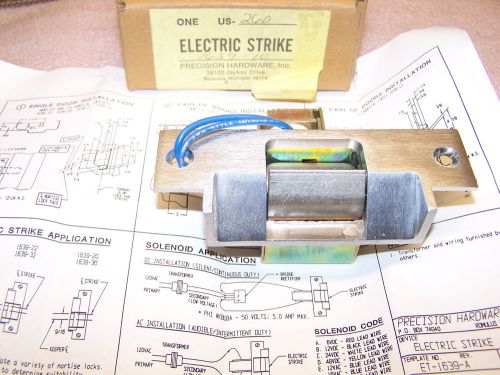 NOS 1639-10 US-26 electric strike with solenoid code E NEW OLD STOCK MINT IN BOX
