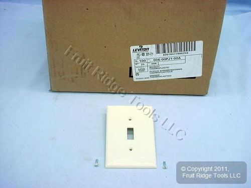 100 Leviton Almond UNBREAKABLE LARGE Switch Cover Wallplates Switchplates PJ1-A