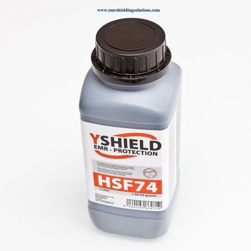 Set of YShield EMF Protection Paint HSF74 1L, Grounding plate ESW and Strap EB2