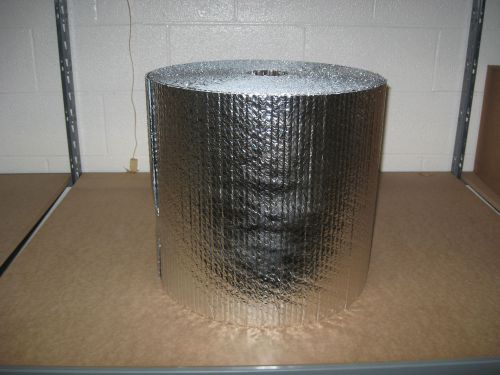 3/16&#034; double foil bubble insulation reflective wrap - 16&#034; x 125&#039; for sale