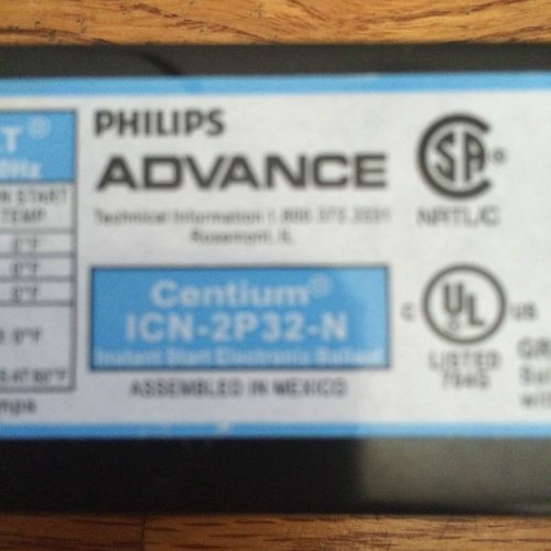 LOT OF 3 Philips Advance Centiuim ICN-2P32-N Ballasts FREE SHIPPING