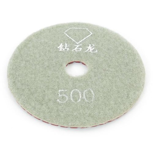 3.9&#034; Dia Grit 500 Wet Tile Stone Polisher Grinder Diamond Polishing Pad