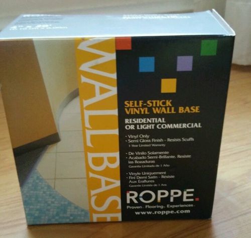 NEW ROPPE self-stick vinyl wall base 4&#034;x20&#039;