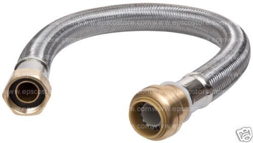 Sharkbite 3/4x24 flexible water heater connectors qty 2 for sale