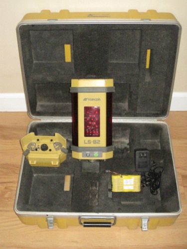 Topcon LS-B2 Laser Receiver Machine Control Grade +2 Battery Packs +case