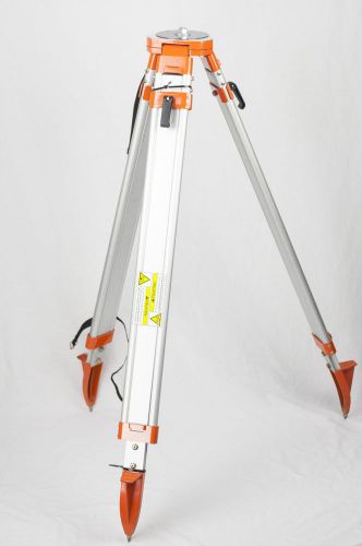 Seco aluminum contractor&#039;s quick clamp tripod silver orange telescopic 65&#034; flat for sale