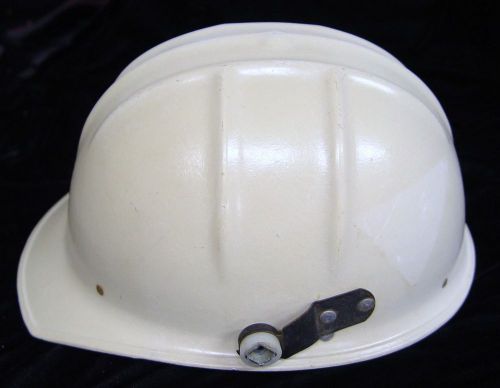 Vintage jackson products usa white fiberglass hard hat for sale
