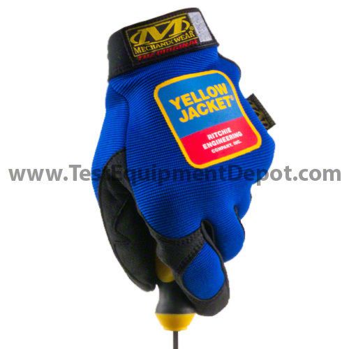 Yellow Jacket 10058 Large Mechanix Work Gloves