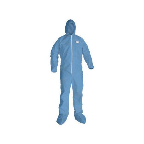 Kleenguard A65 2X-Large Hood and Boot Flame-Resistant Coveralls in Blue
