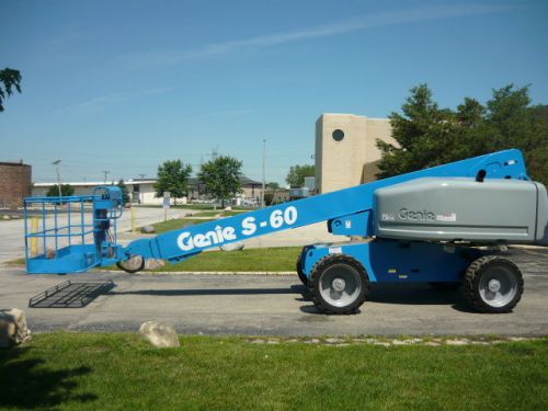 Genie s-60 4x4 boomlift man lift  boom aerial telescopic boomlift ford efi 600s for sale