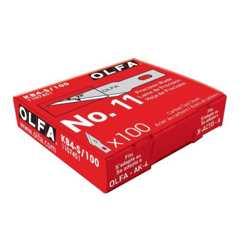 OLFA Precision Blades - Bulk 100/pk (OLFA KB4-S/100)