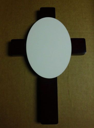 DIY SUBLIMATION BLANKS  WOOD CRUCIFIX/CROSS WITH UNISUB TILE (2) TWO - BRAND NEW
