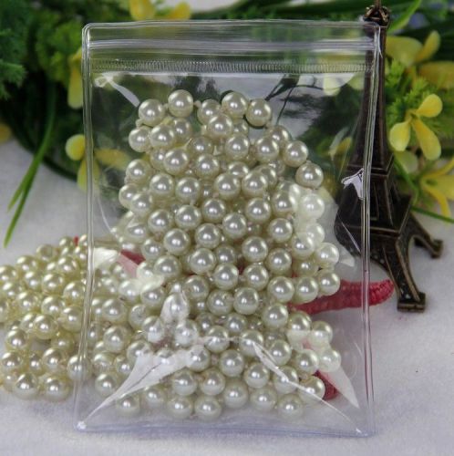 100pcs ZipLock Clear PVC Plastic Package Bags Coins Beads Jewelry 5x7cm 9.84mil