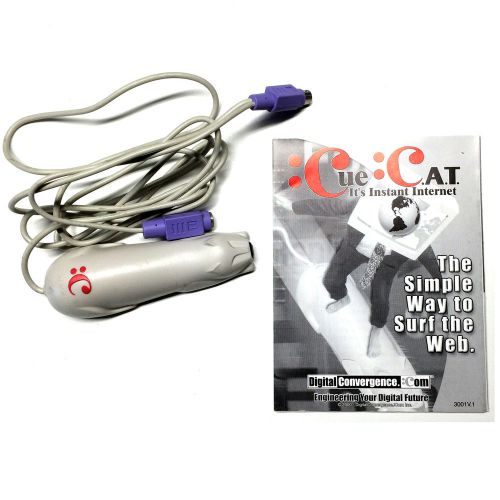 Cue Cat CueCat PS/2 Barcode Reader Scanner could use as Arduino Experiment?