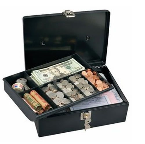 NEW 7 Compartment Cash Box Cash Register Cashier Currency Storage Drawer Store