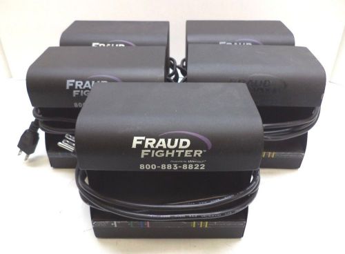 Lot of 5 UVeritech FRAUD FIGHTER Model# HD8X2-120A Tested