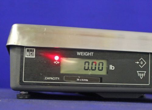 Weigh Tronix NCI 6720-15 Electronic Scale POS Scale 30 lbs. Capacity Model