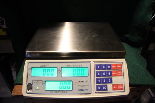 Detecto DS-30 Price Computing Scale, 30 lb x 0.01 lb