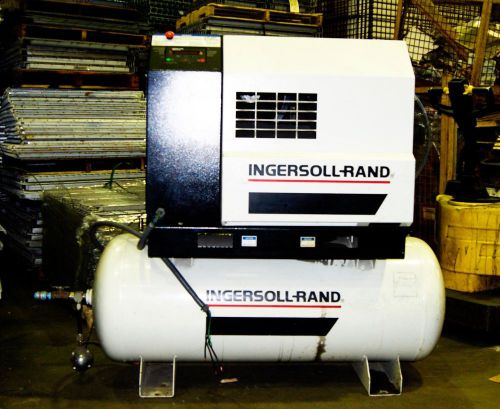 Used ingersoll-rand 25 hp air compressor, air dryer, 120 gallon tank package for sale