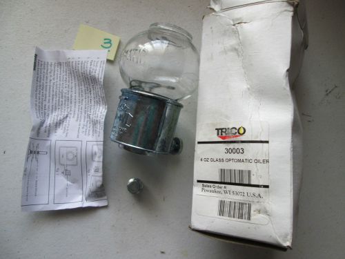 New in box trico 30003 4 oz glass optomatic oiler (200-1) for sale