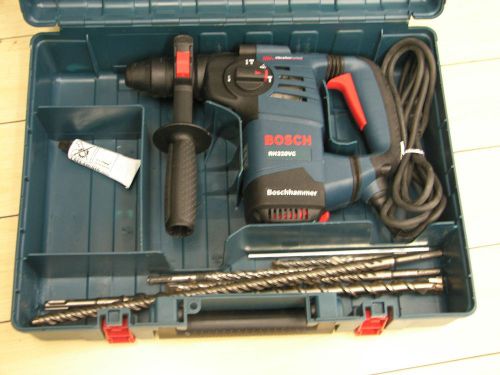 Bosch 1-1/8&#034; sds-plus rotary hammer drill rh328vc w case &amp; bits exellent for sale