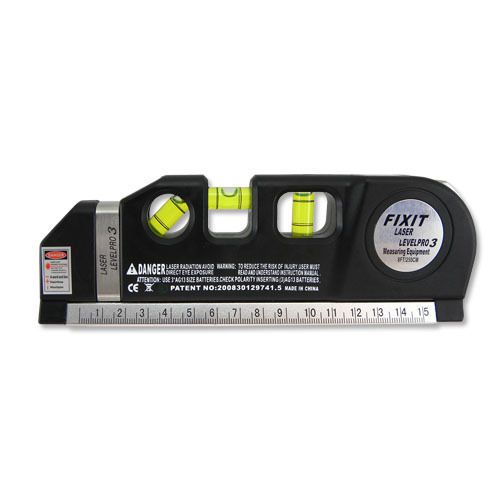 Laser level, measuring tape, horizontal vertical ten crossing line level pro-3 for sale