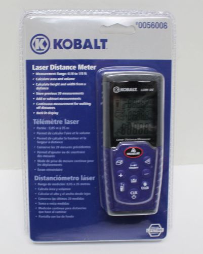 KOBALT Laser Distance Meter 0056008, 0.16 to 115 ft - NEW