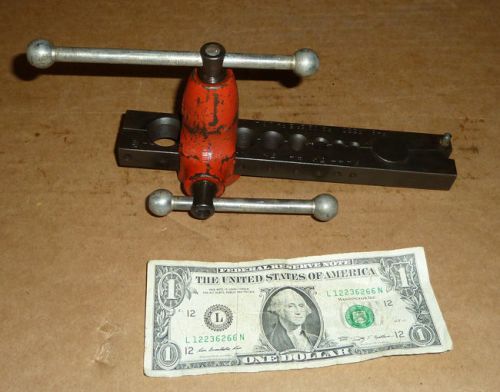 Vintage reed mfg.co.erie,pa,usa,tube,tubing flaring tool,3/16 to 3/4 od,pipe for sale