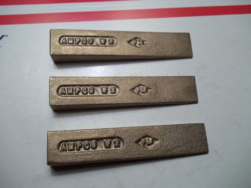 New 3pc set ampco brass wedges millwright machinist tools mechanic berylco w2 for sale