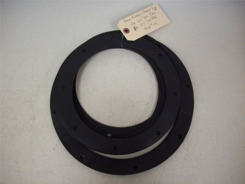 MIXED LOT (8) Round Rubber Gaskets 8-Hole Boiler (2) 12-1/2&#034; (6) 10-1/2&#034;