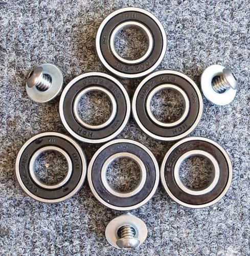 SET OF SIX PAD DRIVER BEARINGS FOR CLARKE EZ-SAND PAD DRIVER SEALED 902606  6
