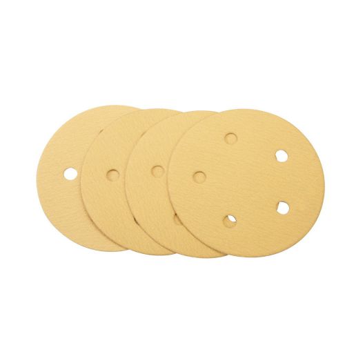 5&#034; 150 Grit Hook and Loop Sanding Discs 4 Pieces Hook-and-loop Attachment