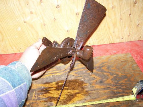 Old GILSON Hit Miss Gas Engine Motor Cooling Fan Air Cooled Steam Tractor Oiler