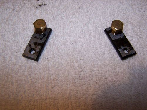Antique Briggs and Stratton Blower housing mounting straps part# 62177