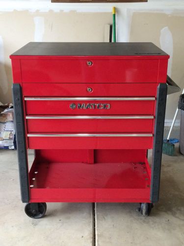 Matco Jamestown Service Cart With 3 Drawers &amp; Cover/lid
