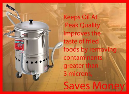 Deep fryer oil filtration fry saver cecilware f-60 f60 for sale