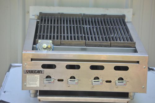 New vulcan vacb25n-21 25&#034; radiant natural gas charbroiler for sale
