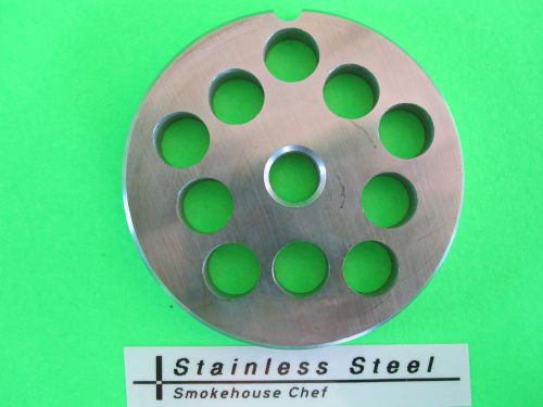 Size #5 x 3/8&#034; meat grinder disc plate for manual or electric grinder  Stainless