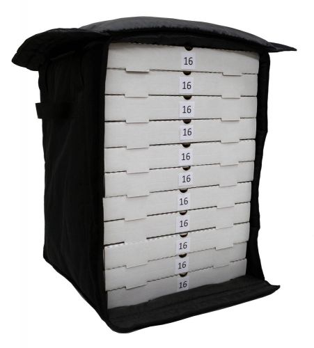 222BG catering thermal pizza hot cold delivery bag BLACK