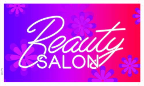 ba308 Beauty Salon Hair Nails OPEN NEW Banner Shop Sign