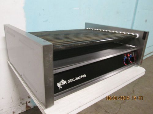 &#034;STAR GRILL-MAX PRO&#034; H.D. COMMERCIAL C- TOP HOT DOG ROLLER GRILL MERCHANDISER