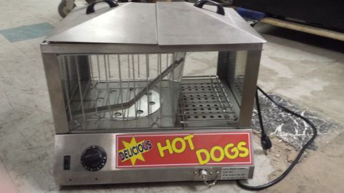 Adcraft hds-1000w commercial hot dog steamer &amp; bun warmer for sale