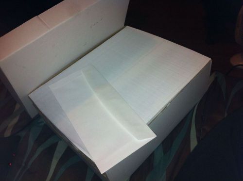 Business Source White Wove Side-Seam Envelope - #10 20.00 lb Gummed