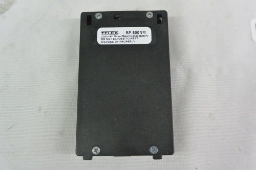 TELEX MODEL BP-800 NM 2200 Nikel Metal Battery #353