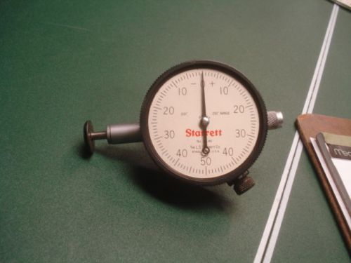 Starrett micrometer gage gauge plunger .250&#034; range movable face surface depth for sale