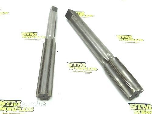 NICE PAIR OF HSS HEAVY DUTY TAPS 1-1/4&#034; -12 NF TO 1-5/8&#034; -9 NS WINTER SWANSON