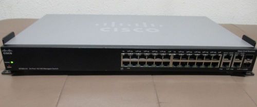Cisco SF300-24 24-Port 10/100 PoE Managed Switch in beautiful condition